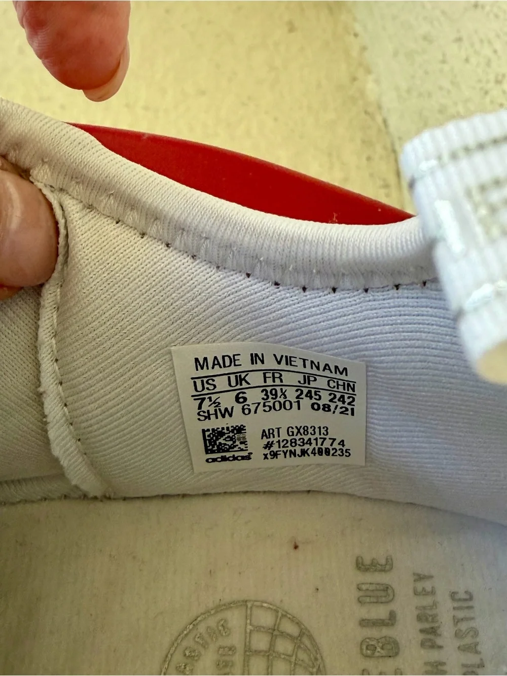 adidas Women’s White Mesh Lace-Up Sneakers